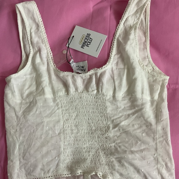 Princess Polly Cream Button-Up Blouse🩷🩷 - Picture 2 of 4